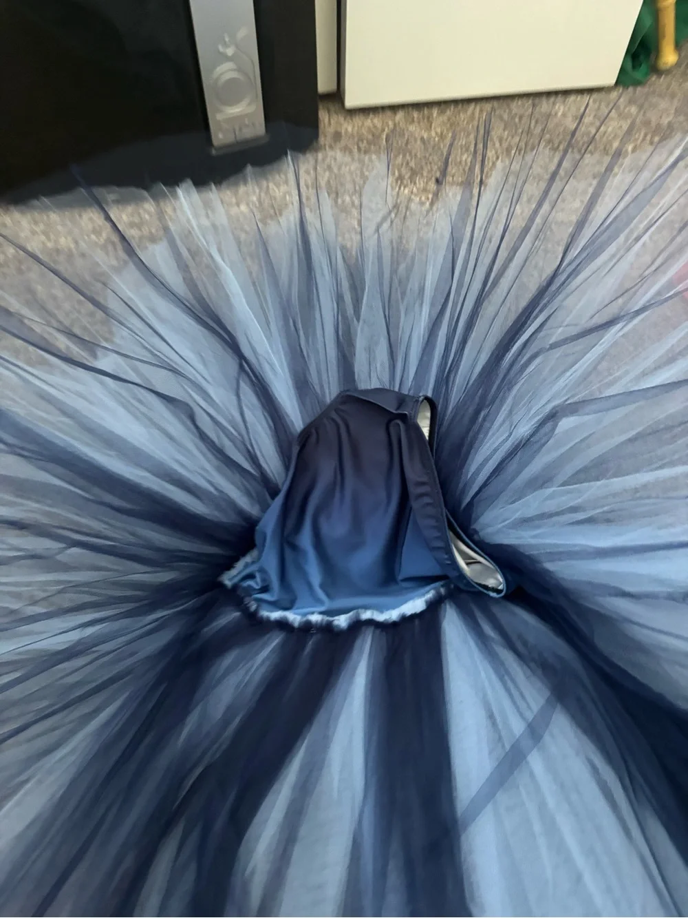 Blue Ombre Tulle Princess Costume Dress - Kids 4/5